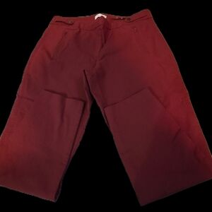Womens Burgundy Cropped Pants From Reitmans